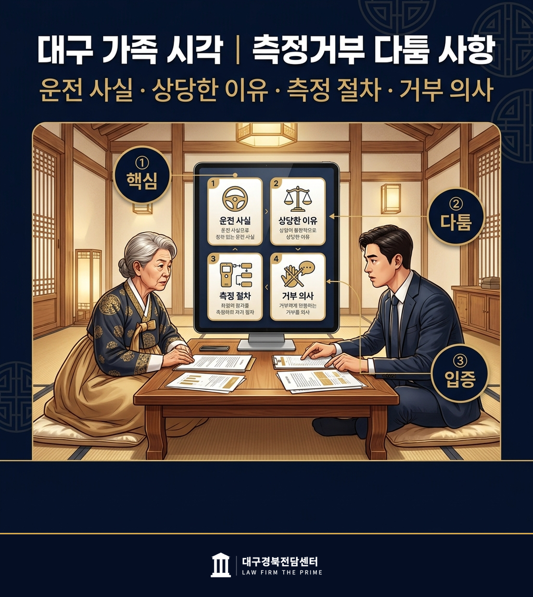 측정거부 변호 핵심 운전 사실 상당한 이유 측정 절차 거부 의사