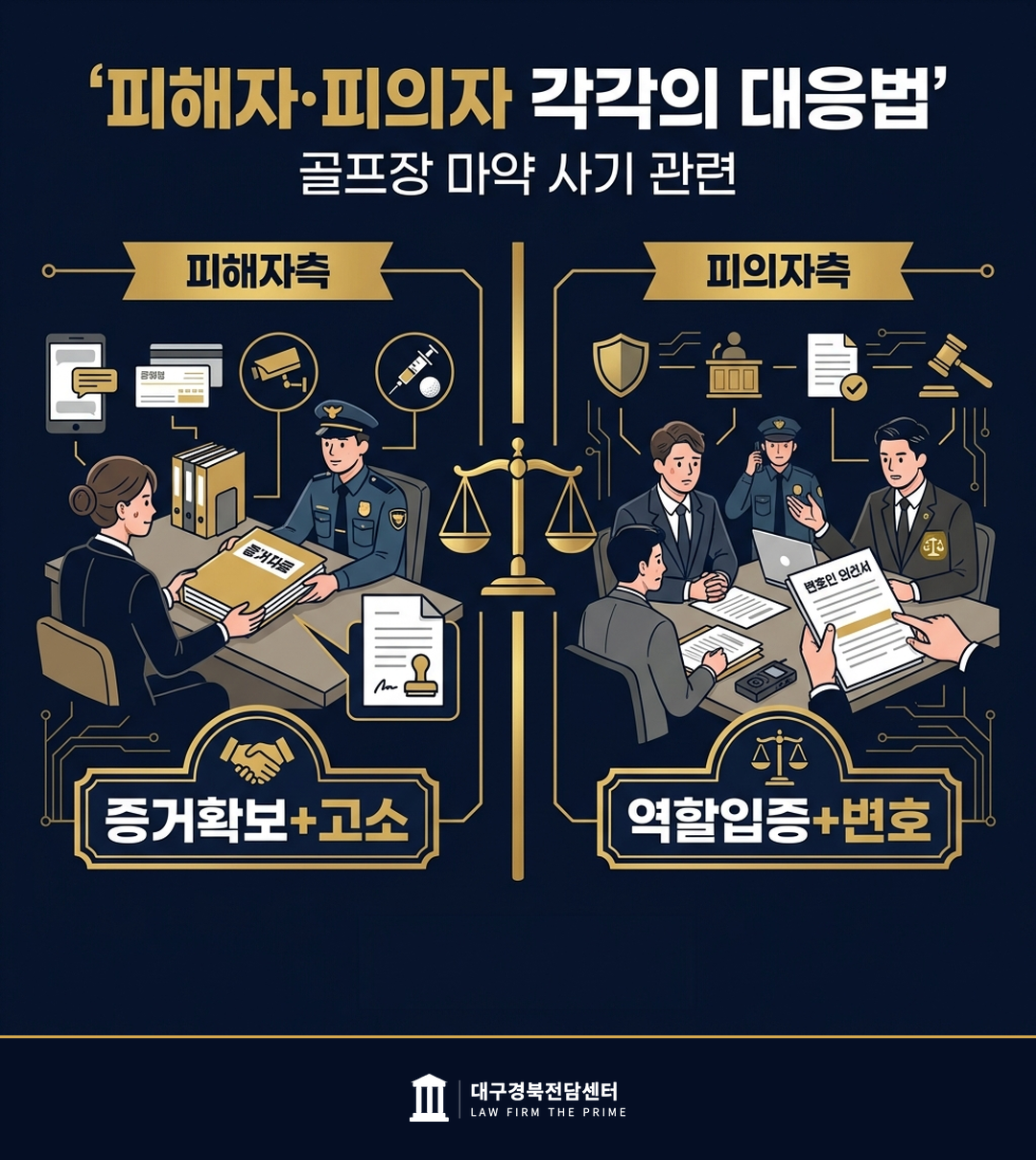 피해자 피의자 대응법