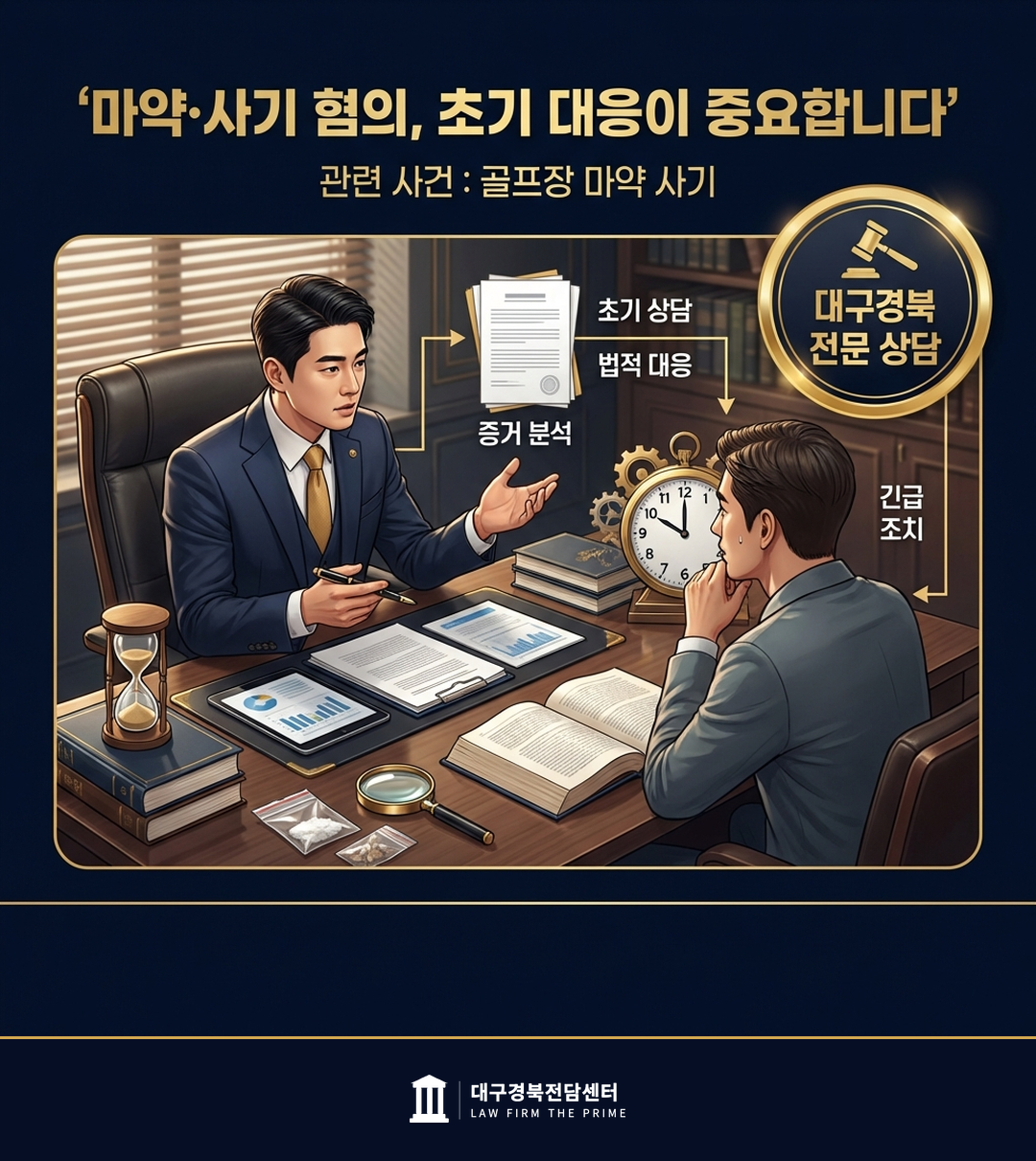 마약 사기 초기 대응 상담