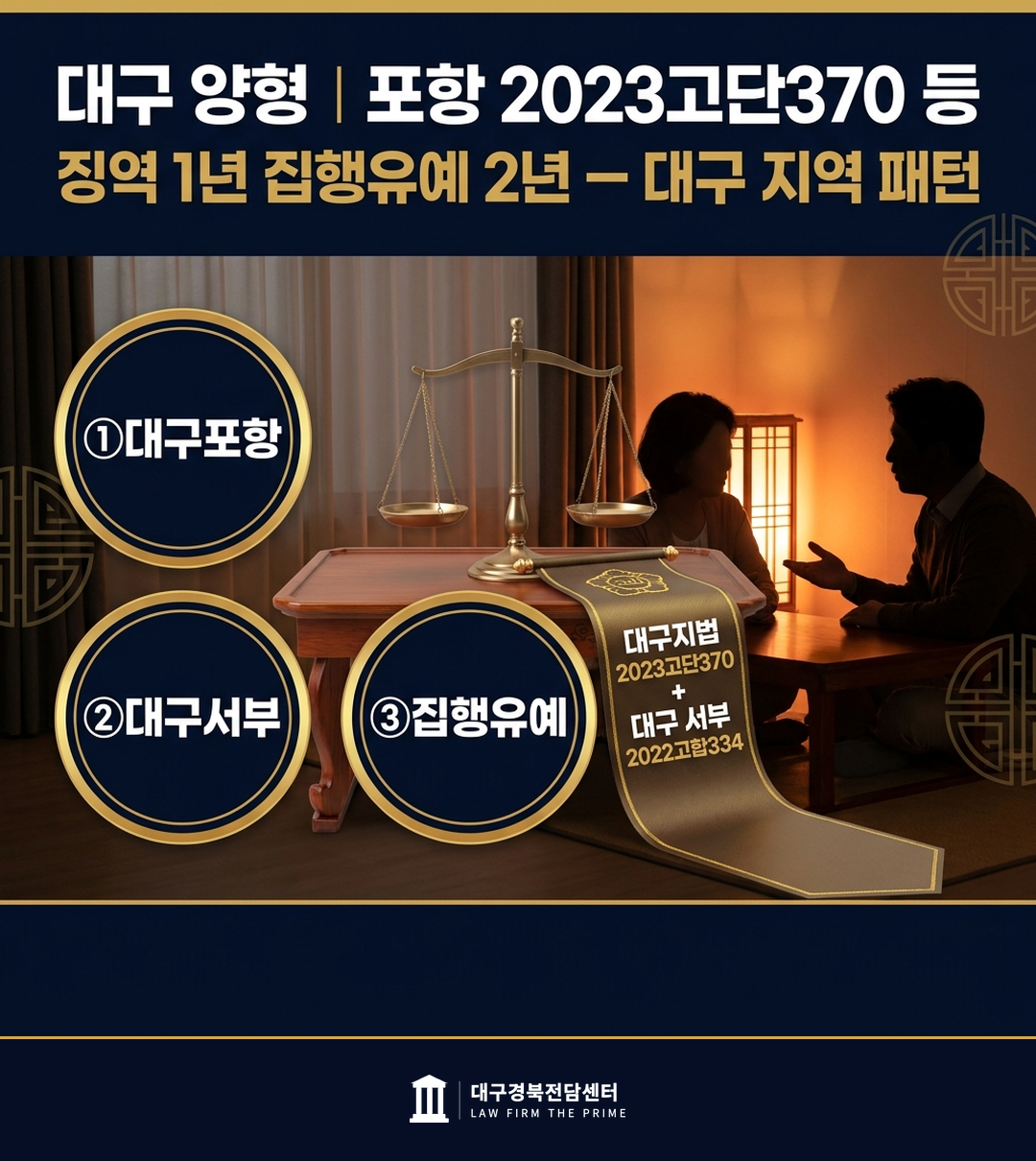 대구 업주 실장 종업원 공범 분리 양형 포항 서부 사례