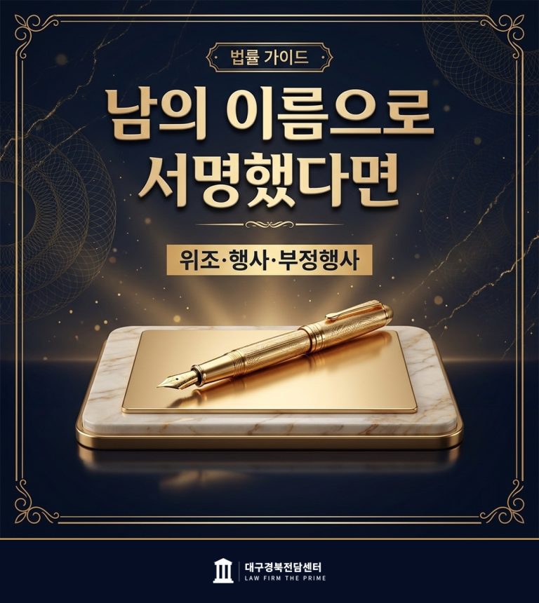 법률 인사이트 - 법무법인 더프라임 대구경북전담센터